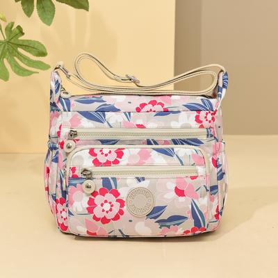 Lightweight Crossbody Bag Women's Multi-Pocket Mother Bag Nylon Large Capacity Shoulder Bag
