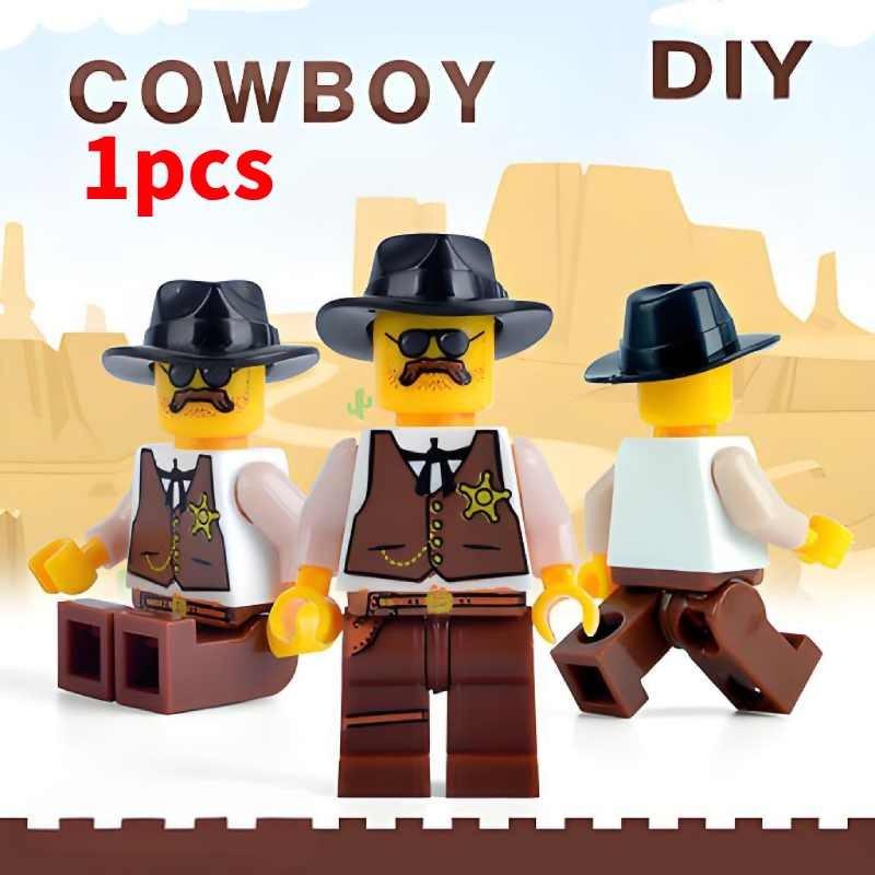 Cowboy Potter Santaclaus Princess Building Blocks Assembly Toys Kids Gift