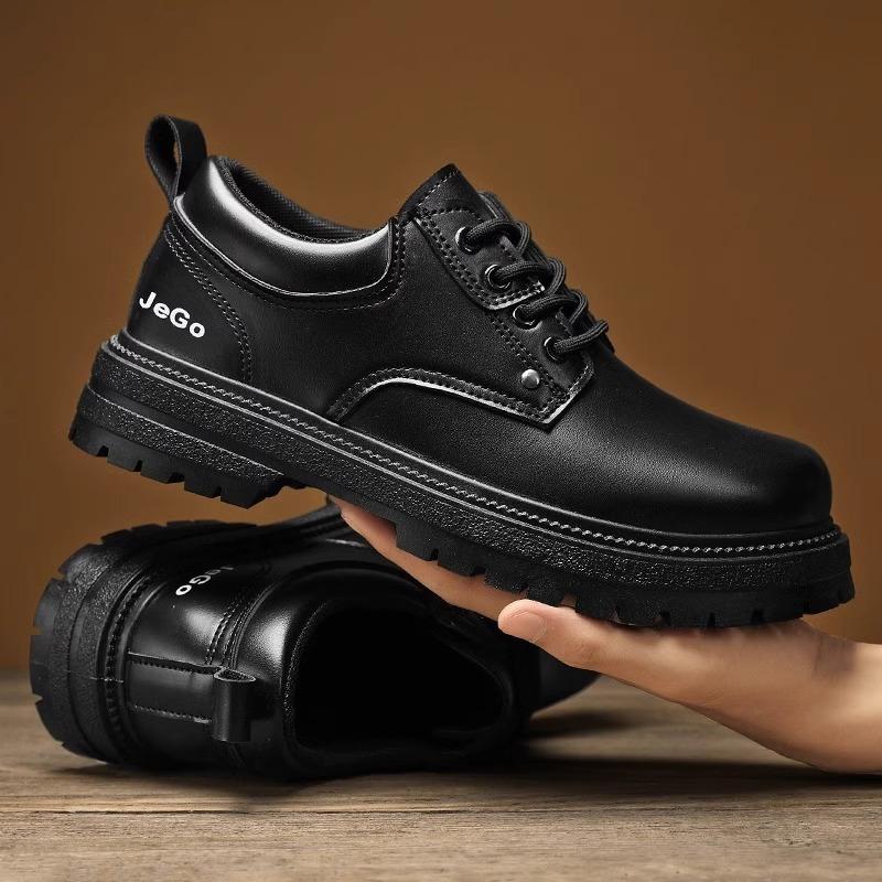 Darth Vader Men's Shoes Spring Trend Versatile Sports Casual Pure Black Low-top Board Shoes Thick-soled Heightening Bread Tide Shoes