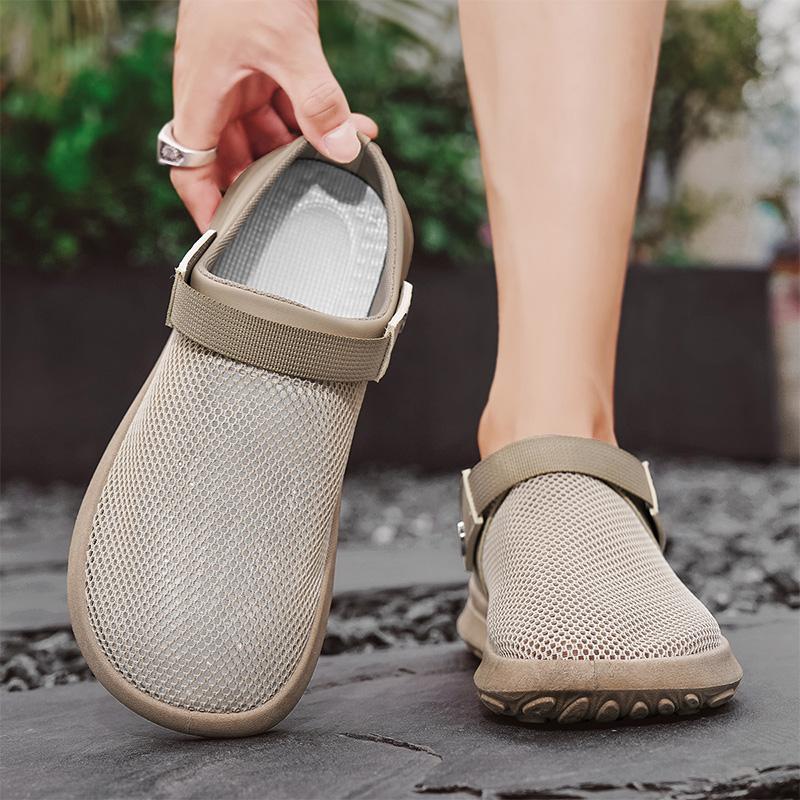 Half-slippers Mens Casual Shoes Man Beach Sandals for Men 2025 Summer Sandals Comfortable Slipper Man's Sandal Trend Trending