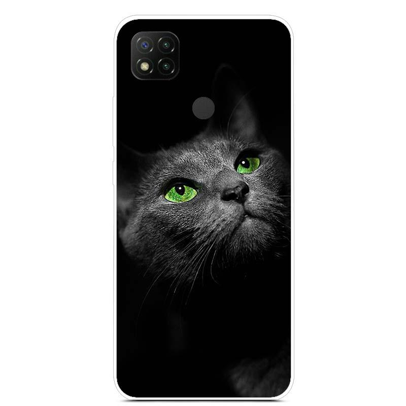 Cute Art Line Daisy Case For Xiaomi Redmi 9C Phone Case Slim Tpu Back Cover For Xiaomi Redmi 9C 9 C NFC Funda PocoC3 Soft Bumper