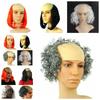 Straight Funny Bald Wig Curly Halloween Balding Wig Old Man Bald Wig  Party Cosplay