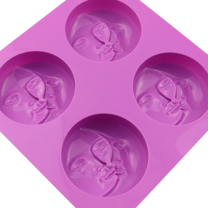 Handmade Soap Mold,Patterned Silicone Mold, Aromatherapy Plaster Mold,Cold Process Soap Mold,High-Temperature Resistant Food-Grade Silicone Cake Mold