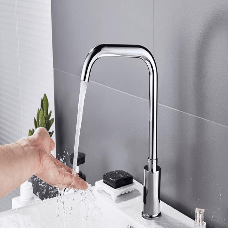 TLXT Automatic Sensor Hot & Cold Basin Faucet Set