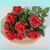 Of Single Bouquet Nine Head Roses Artificial Flowers Wedding And Home Decor