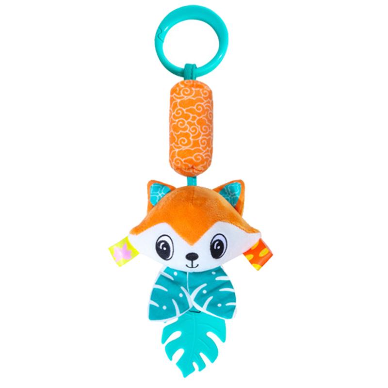 Baby Rattles Hanging Toys for Car Seat Crib Stroller Gym Montessori Sensory Plush Toys for Baby 0-12 Months with Teether Newborn