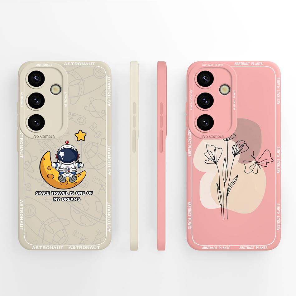 For Samsung Galaxy S25 Plus Ultra Case Cute Panda Premium Liquid Silicone Back Cover For Samsung S 25 Full Protection Soft Funda