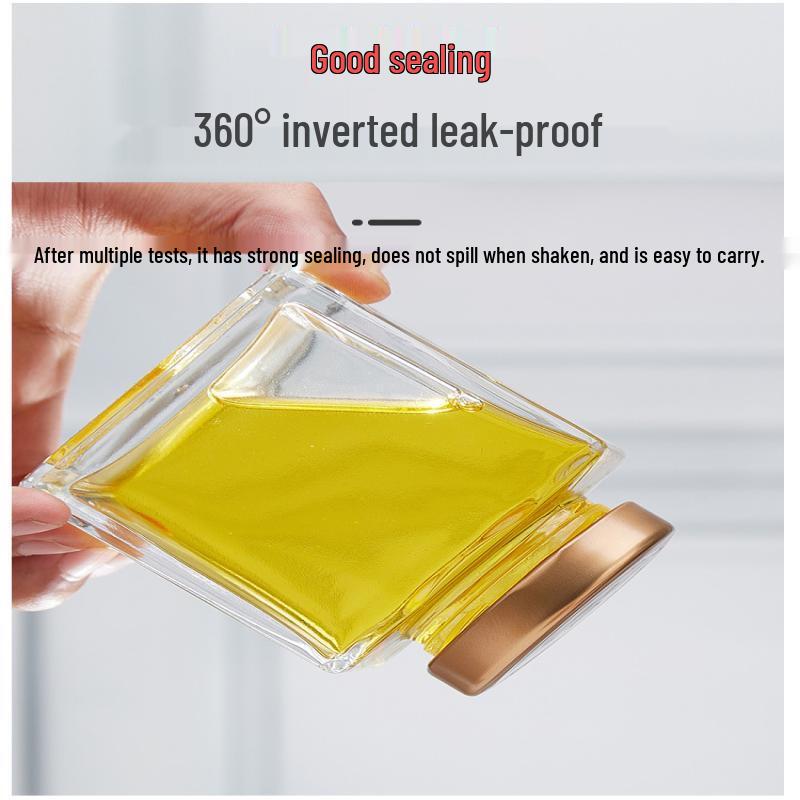 ZISIZ 180ml Transparenter Glas-Honigtopf, 4er-Pack