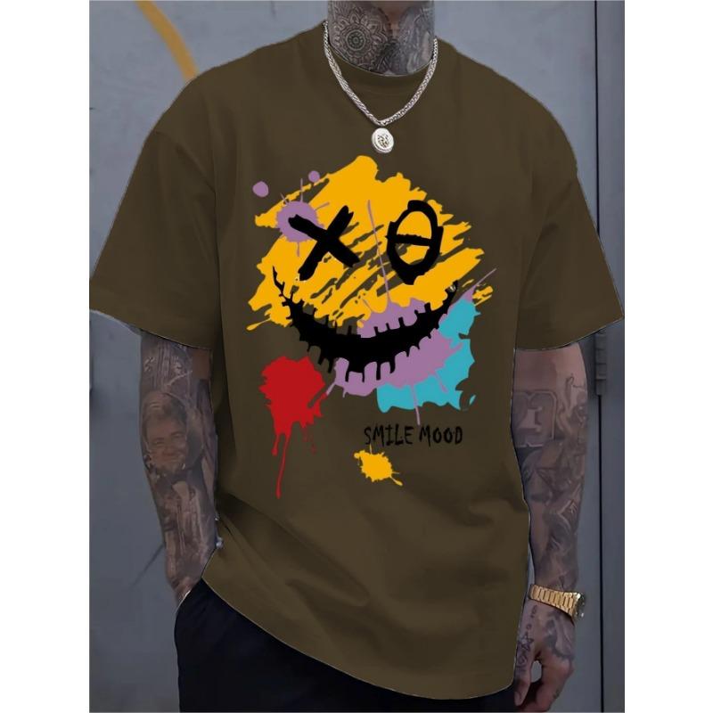 Men's Fashionable Round Neck T-shirt