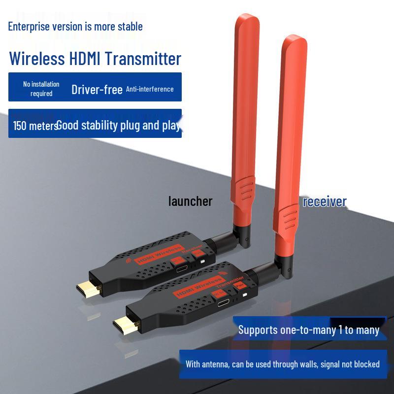 HDMI WiFi Wireless Screen Mirroring Extender: Supports 1-to-4, 150m Range