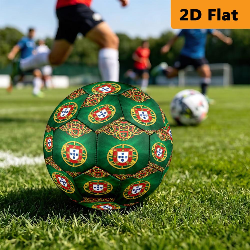 Portuguese Heritage Emblem Football Suitable for Both Training and Competition No. 5 Football Outdoor Sports Very Elastic Unique Football Gifts