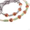 2Pcs Hair Ties Spacer Beads Wigs Rope Bracelet
