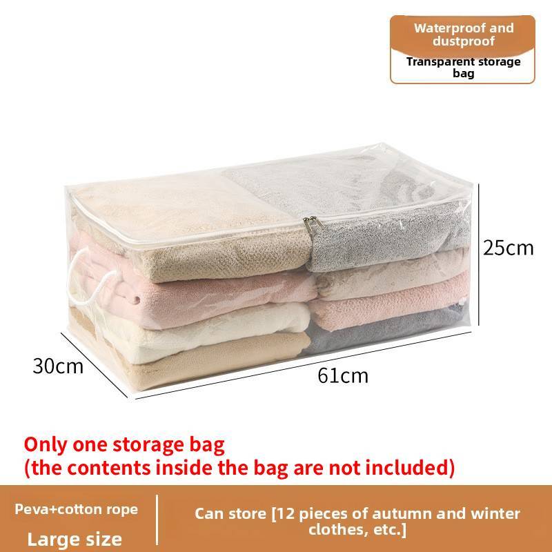Modern Minimalist Peva Cube Storage Bag For Bedroom Organizing And Travel Use