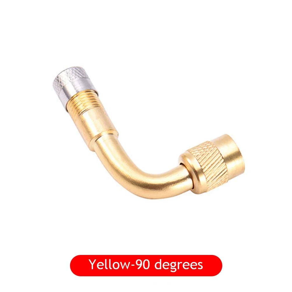 1/3PCS Car Tyre Valves Inflation Extension Tube 45/90/135 Degree Adapter Motorcycle Bike Tyre Valve Connector Accessories