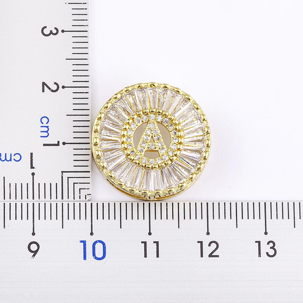 Nidin Name Initials A-Z 26 Zircon Letters Necklace Gold Color Alphabet Clavicle Chain Choker For Women Pendant Collar Jewelry