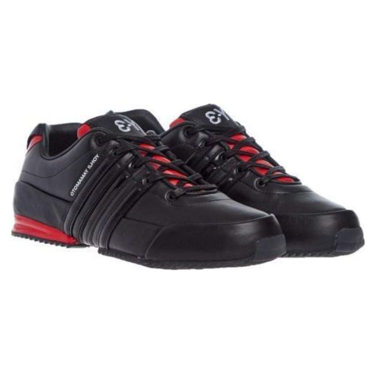Y-3 Leather Comfortable Lightweight Durable Low-Top Casual Shoes Unisex sneaker Black FY5930
