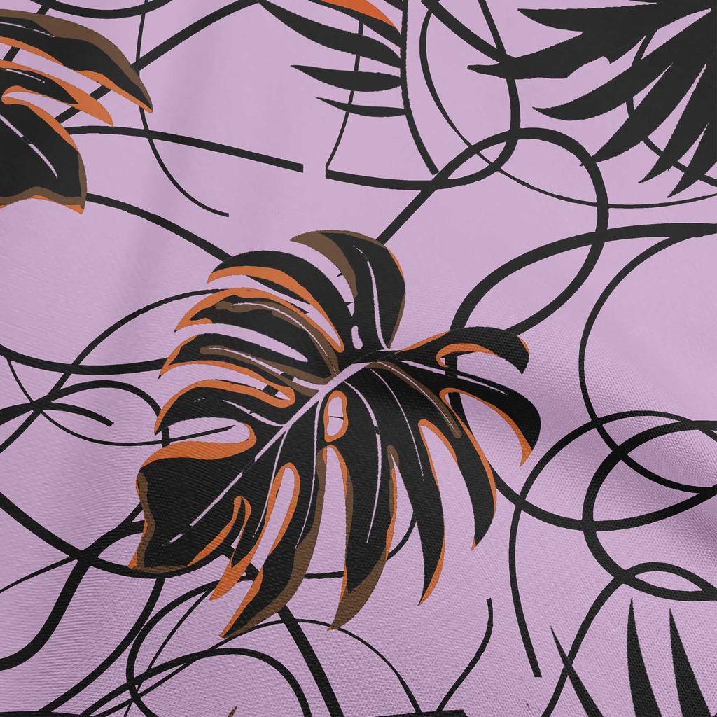 oneOone Cotton Flex Mint Green Fabric Abstract Tropical Leaf Craft Projects Decor Fabric Printed By The Yard 40 Inch