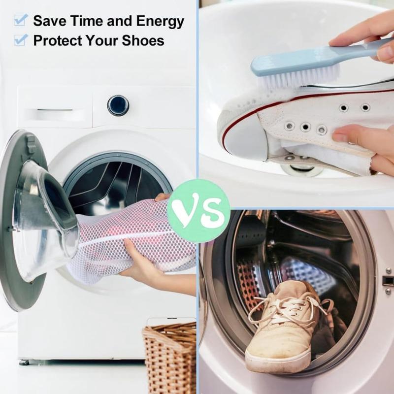 exquisite mesh laundry bags - versatile shoe and clothing washing bags - prevent tangles - a time-saving solution