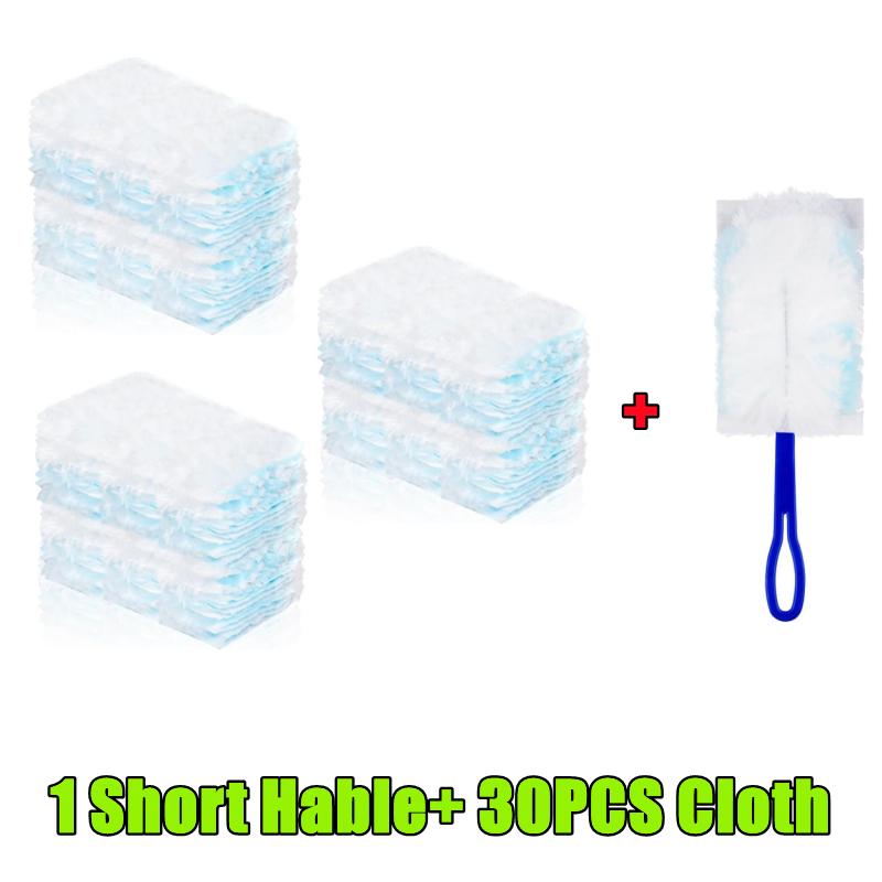 New 50-10PCS Dusting Brush Disposable Electrostatic Absorbent Fiber Duster Air-condition Car Furniture Cleaning Duster Set Tools