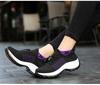 New plus size sports shoes, socks, mom shoes, fly woven breathable mesh fabric, women's shoes, thick soled rocking shoes