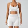 Seamless Yoga Set For Women With Quick Dry Fabric Perfect For Running And Fitness Activities