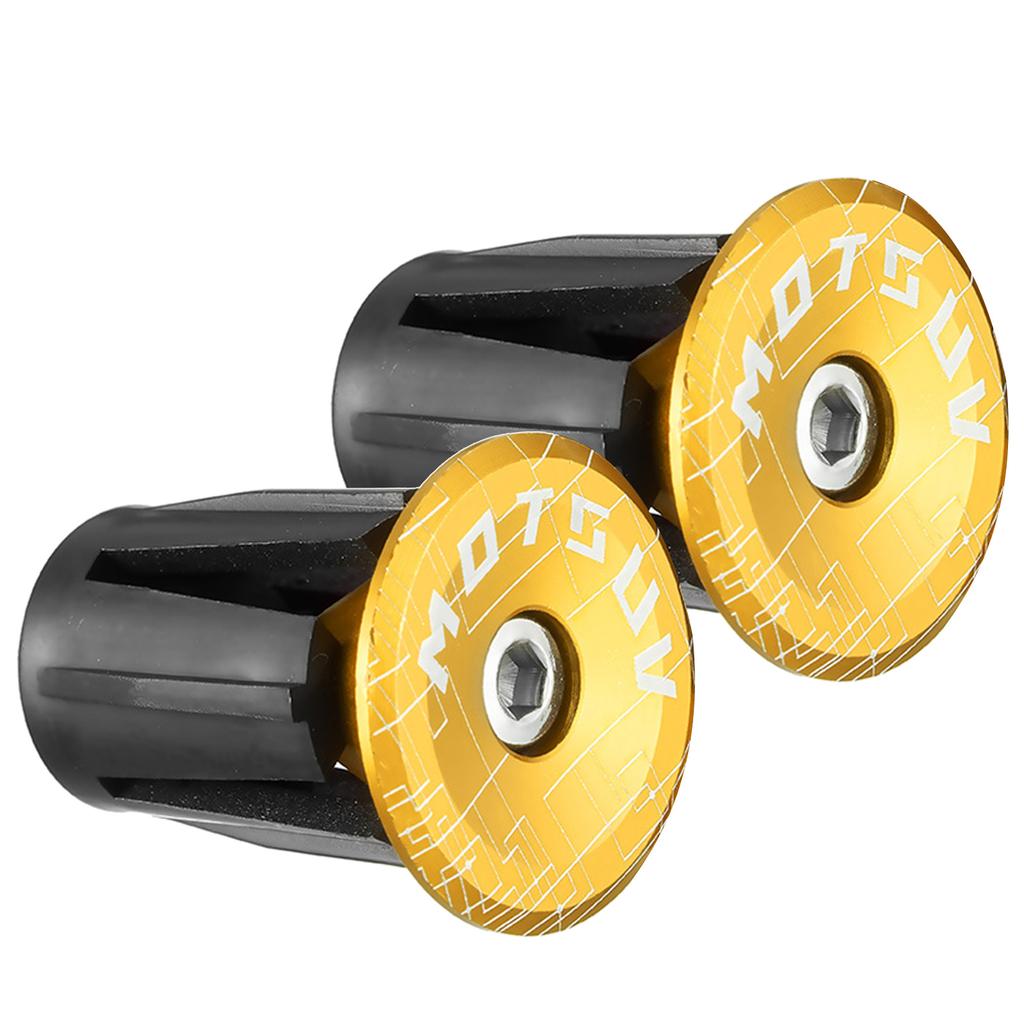 1 Pair Bicycles Bar End Caps for Most Bicycle Mountain Bike Road Bike Accessory Aluminum Alloy Bike Handlebar End Plugs