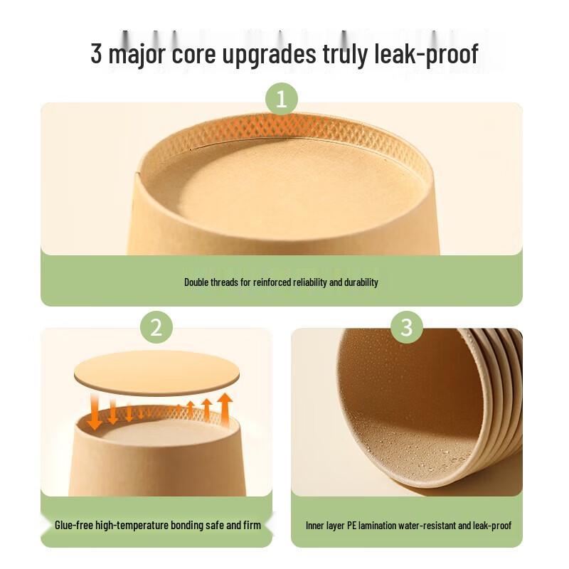 Meiliya Thickened Disposable Paper Cups