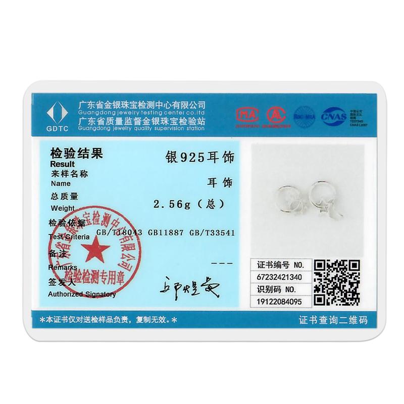 Earrings 925 Silver Stud Drop Hoop Earrings Rose Gold for Women Girls Party Wedding Birthday Jewelry Gift