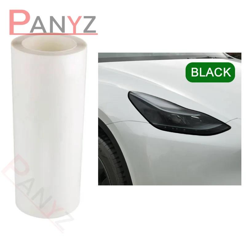 TPU Car Headlight Protective Film Clear to Black/Purple Intelligent UV Self Healing Anti scrastch For Mitsubishi Subaru Skoda