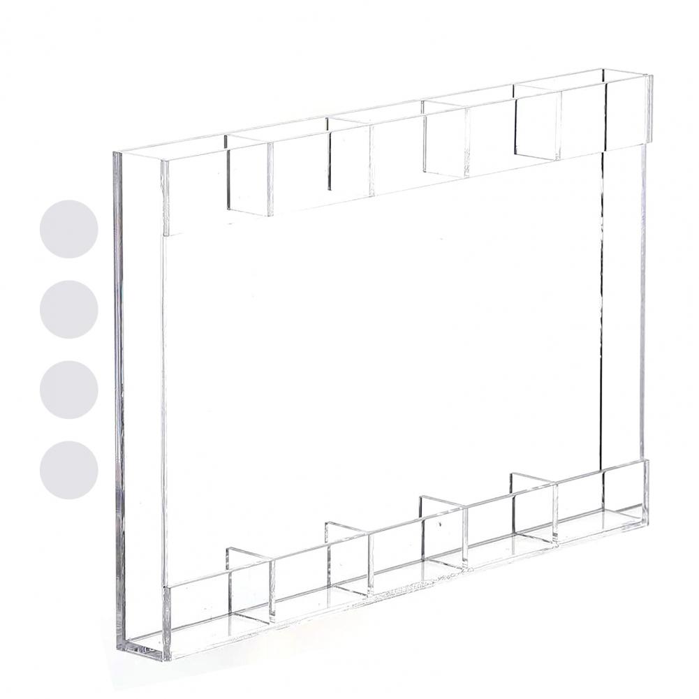 Acrylic Straw Display Stand Countertop Straw Rack Transparent Acrylic Straw Holder with Reusable Tumbler Organizer
