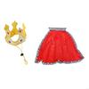 Premium Velvets Puppies Regals Outfit Featuring Gold Crowns For Pet Event