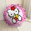 1PC Hello Kitty Umbrella-8-Rib Reinforced, Automatic Open, Lightweight & Durable, Cute Fashion Accessory for Outdoor, Beach, or Casual Use, Beach Umbr