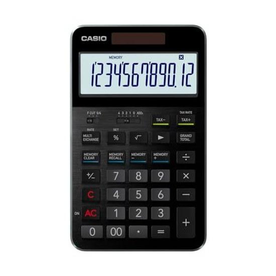 Casio Premium Calculator Black Just Type 12 Digits S100X-BK