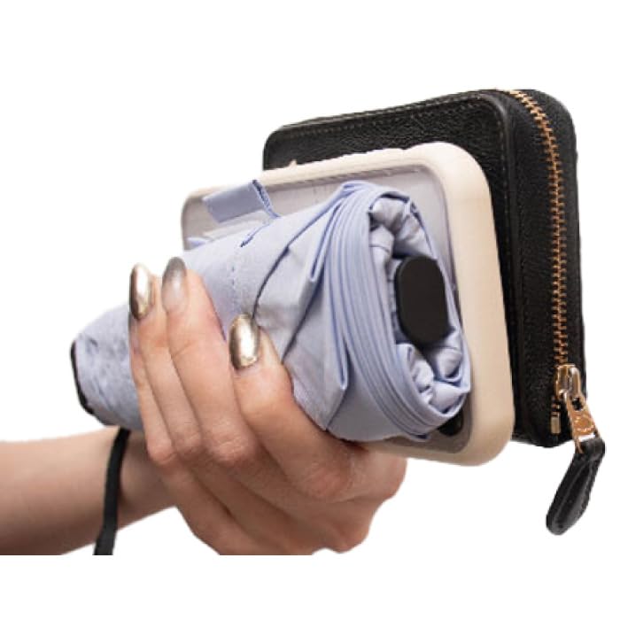 Slim Folding Manual Opening and Weighing Just Heat and Light UV Compact Folding UV Mini UV M52 Ultra-thin, Flat, Umbrella, Lightweight, Compact,