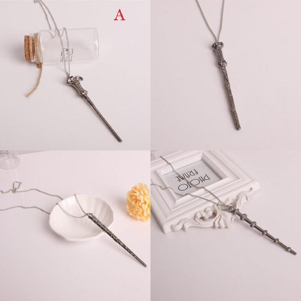 Magic Wand Pendant Necklace For Men And Women Stunning Alloy Fashion Jewelry