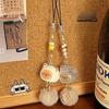 2 Pcs Cute Hairball Kitten Pendant Phone Chain Keychain Versatile Pendant Backpack Pendant