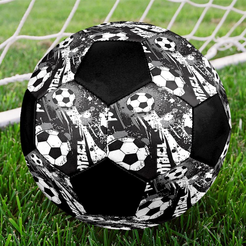 Pallone da Calcio Tema Calcio Taglia 5, Adatto Sia per Partite Indoor che Outdoor, un Regalo Adatto a Tutti.