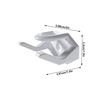 Hat Hooks For Caps Wall Mounted ABS Plastic No Trace Adhesive Design For Home Office Use