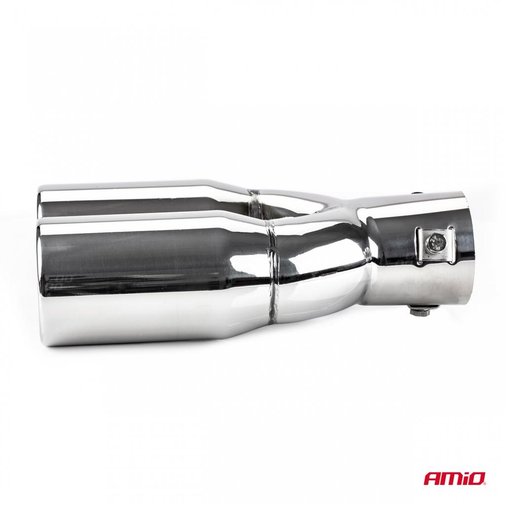 Exhaust Muffler Tip Stainless Steel Mt 004 Chrome Amio-01304