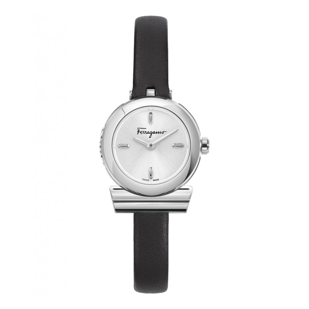 

Кожаные часы Salvatore Ferragamo Gancino из нержавеющей стали