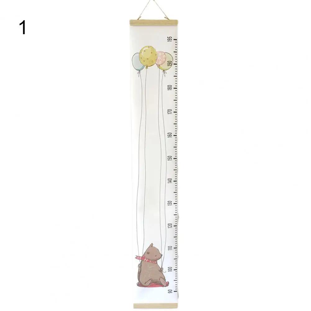 

Height Measure Ruler Removable Wall Sticker for Kids Child Room Wooden Canvas Wall Growth Charts Baby Hanging Decorative Chart