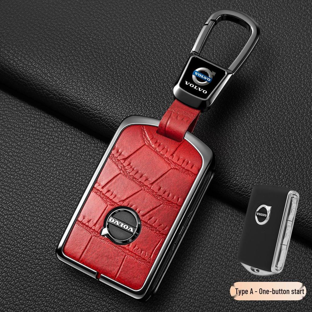 Volvo Key Protective Alloy Case for XC60, S90, S60, XC40, XC90, V60, V90 - Modified Shell with Buckle