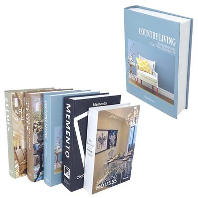 Conjunto de interior escandinavo falso de livros estilo Café, livros, livros, estante, decoração, ornamento, decoração, 5.