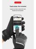 Vilico Waterproof Touch Screen Cycling & Mountaineering Gloves - Warm, Non-Slip, Windproof, Fleece-Lined, Wear-Resistant for Autumn & Winter.