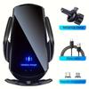 Car Wireless Charger Stand Auto Car Vent Mount Mobile Phone Holder Dock Fast Wireless Charging Station Bracket Infrared Induction Devices