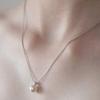 (925 Silver) 8mm Pearl Necklace NZ2497
