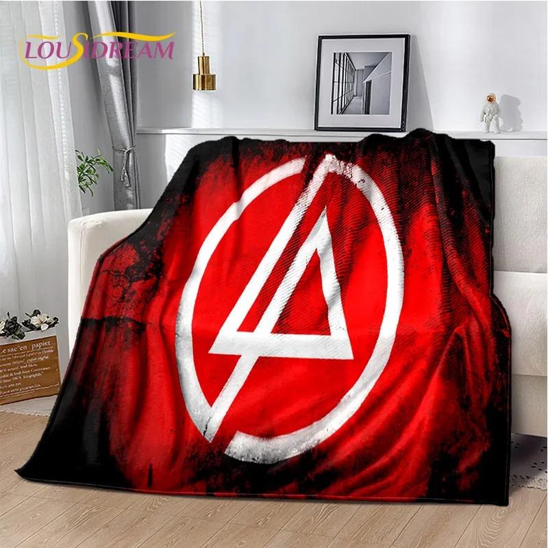 Ρετρό Μουσικό Συγκρότημα 3D L-Linkin-Park Μαλακές Κουβέρτες, Κουβέρτα για Ζέσταμα Άνετη Κουβέρτα για Πικνίκ Κρεβάτια Καναπέ Σπίτι Υπνοδωμάτιο Παιδί