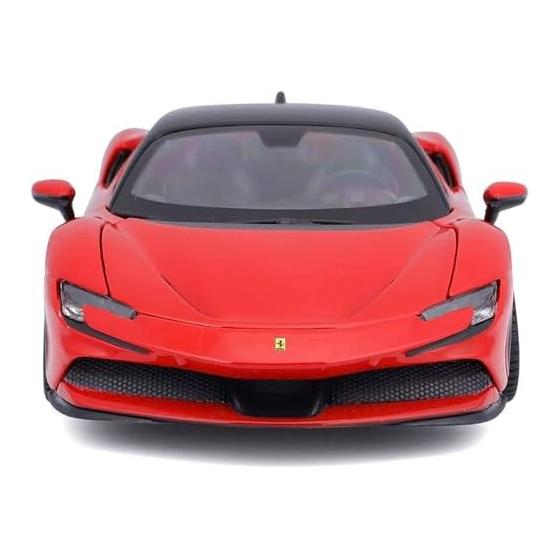 Bburago 1/24 Ferrari SF90 Stradale Red [Engine room open version] / Mini car die-cast car finished product 18-26028 (CN)