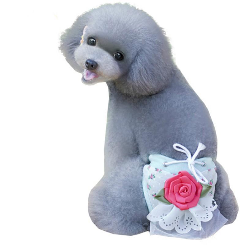 Dog Menstrual Panties Female Dogs Comfortable Cotton Period Underwear Teddy French Bulldog S M L XL