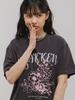 BAKKEN Blossom Short Sleeve T-Shirt Bk3996_Charcoal